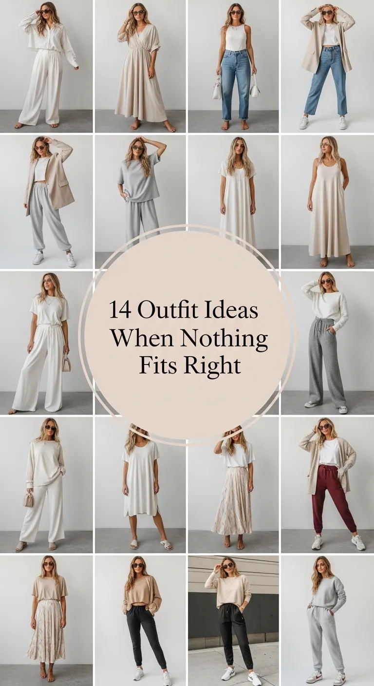 14 Outfit Ideas When Nothing Fits Right