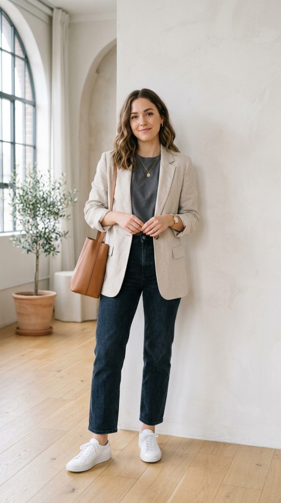 Blazer with Different Bases