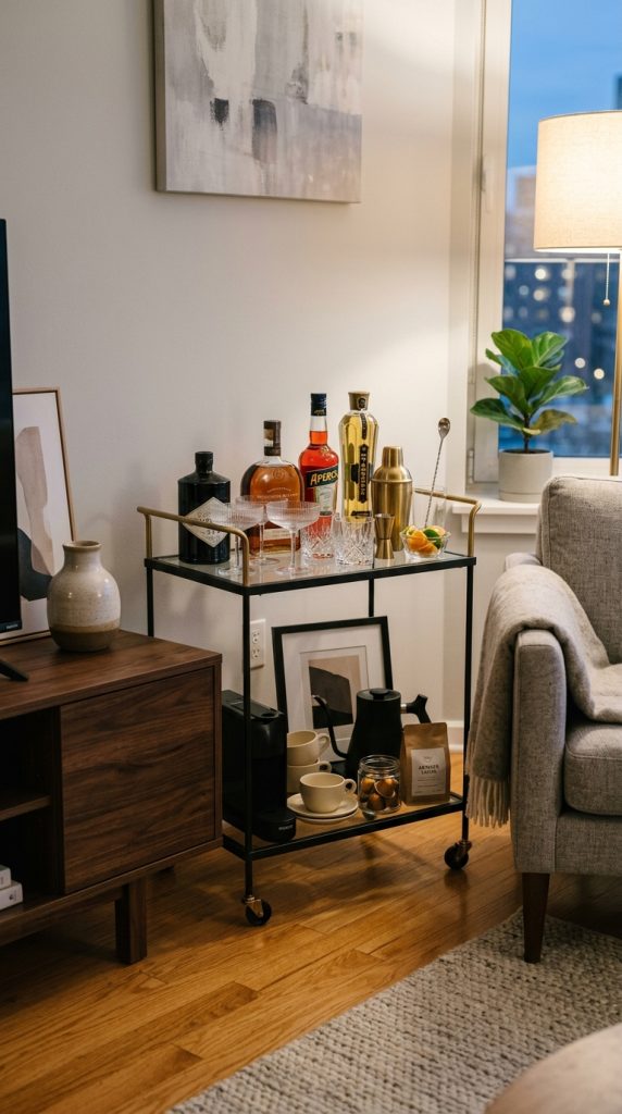 Compact Bar Cart