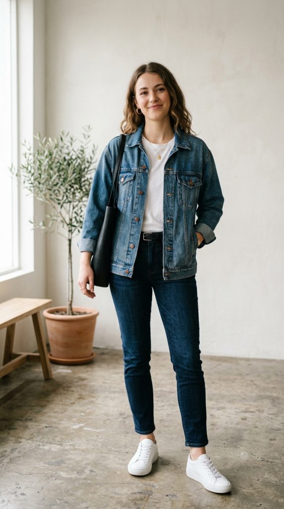 Denim Jacket with Basics