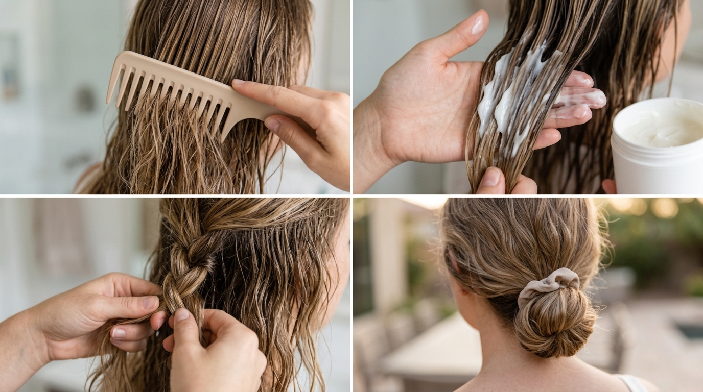 hair ideas for pool hair recoveryShow moreShow less