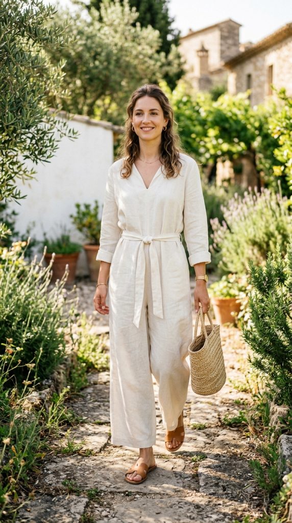 Loose Jumpsuit with Sleeves