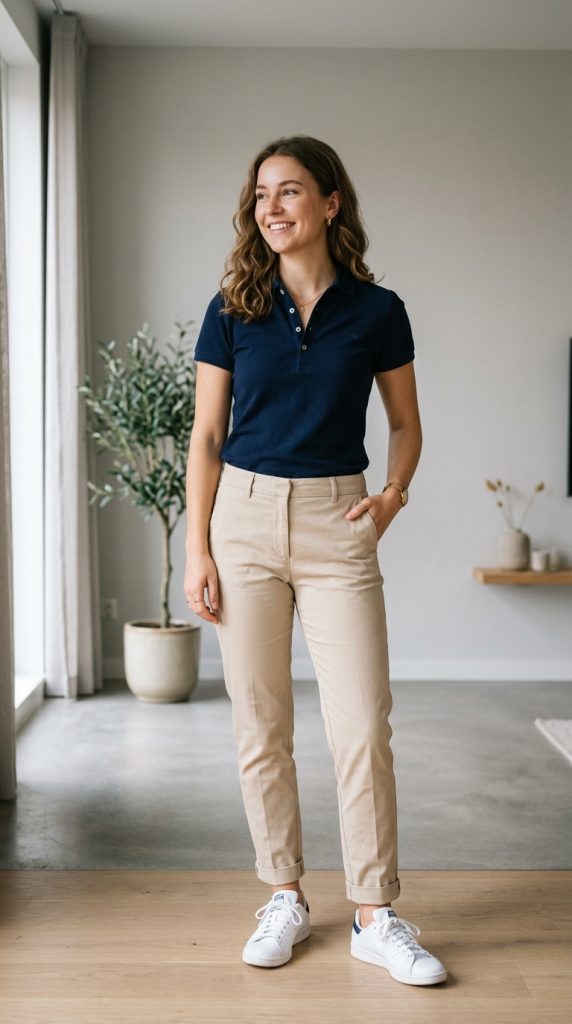 Polo Shirt with Chinos