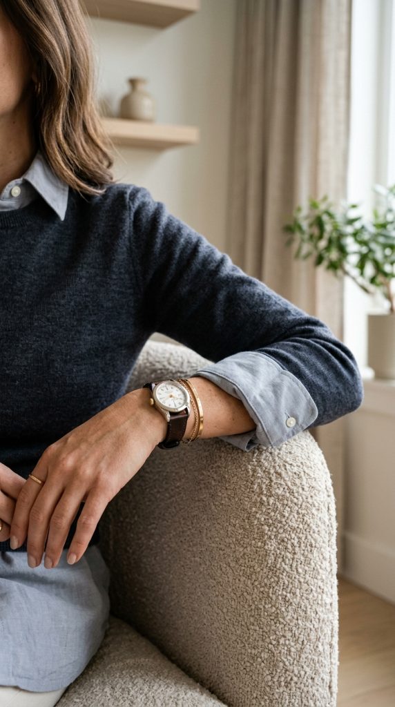 Structured Shirt Cuffs With Accessories