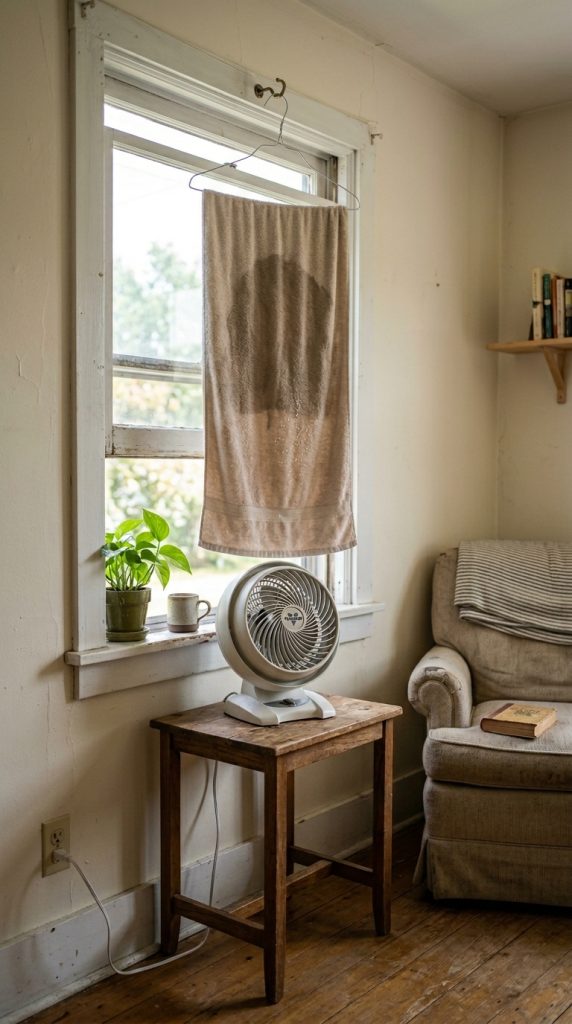 Use a Damp Cloth Trick