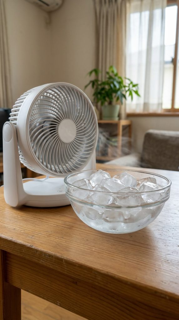 Use a Fan with Ice Trick