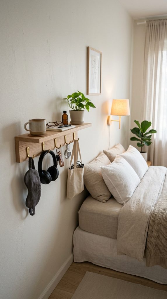 Wall Hooks with Hanging Tray