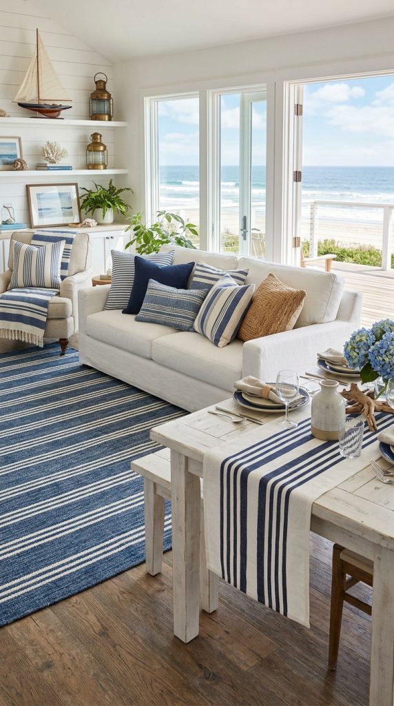 Add Coastal Stripe Patterns