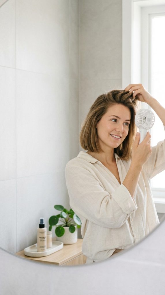 Blow-Dry Without Heat (Airflow Trick)