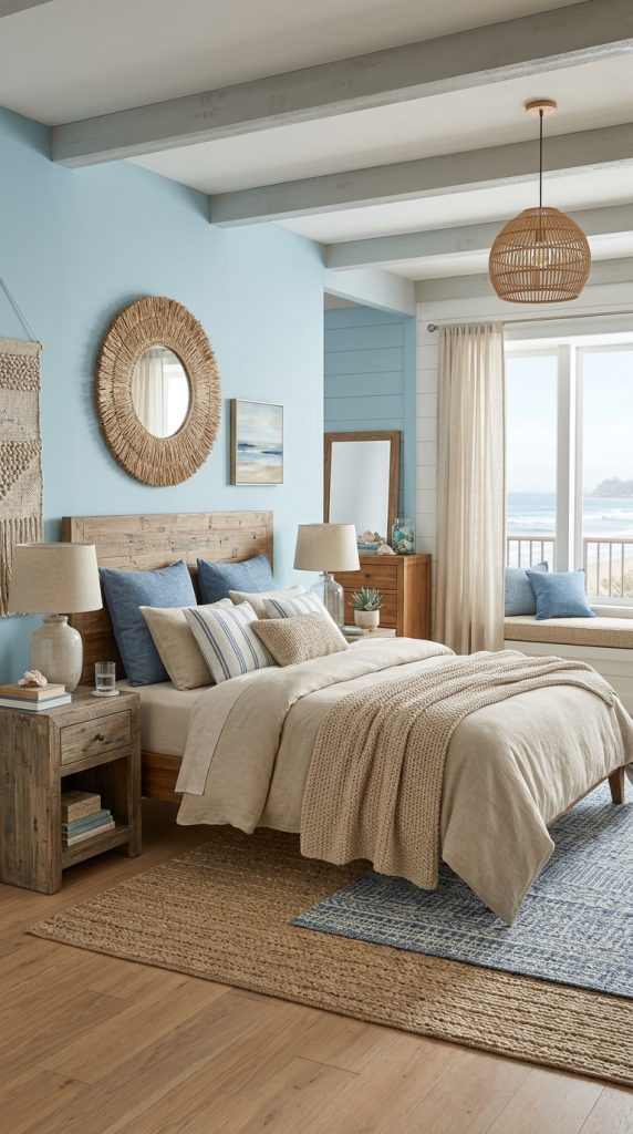 Blue and Beige Color Combination