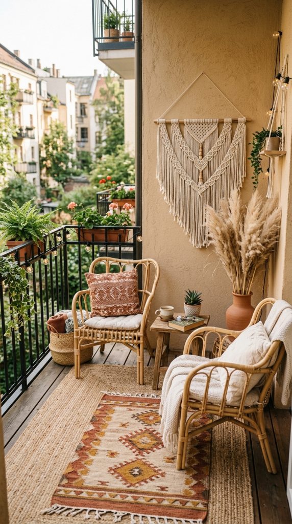 Boho Balcony Retreat