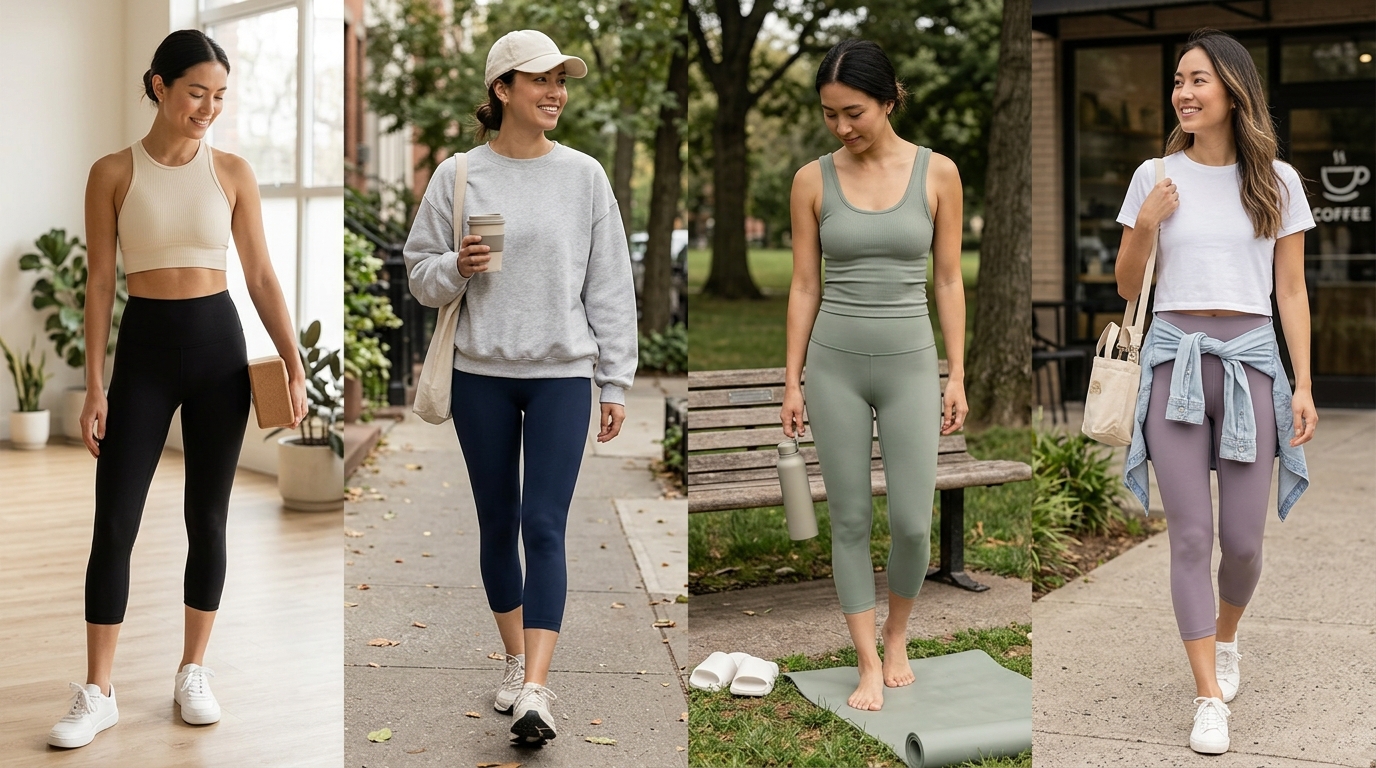 Capri Legging Outfit Ideas for Pilates Girls