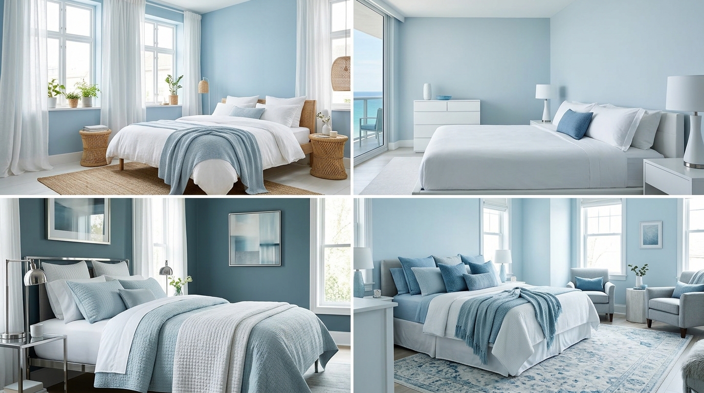 Cool Blue Bedroom Ideas for Hot Sleepers