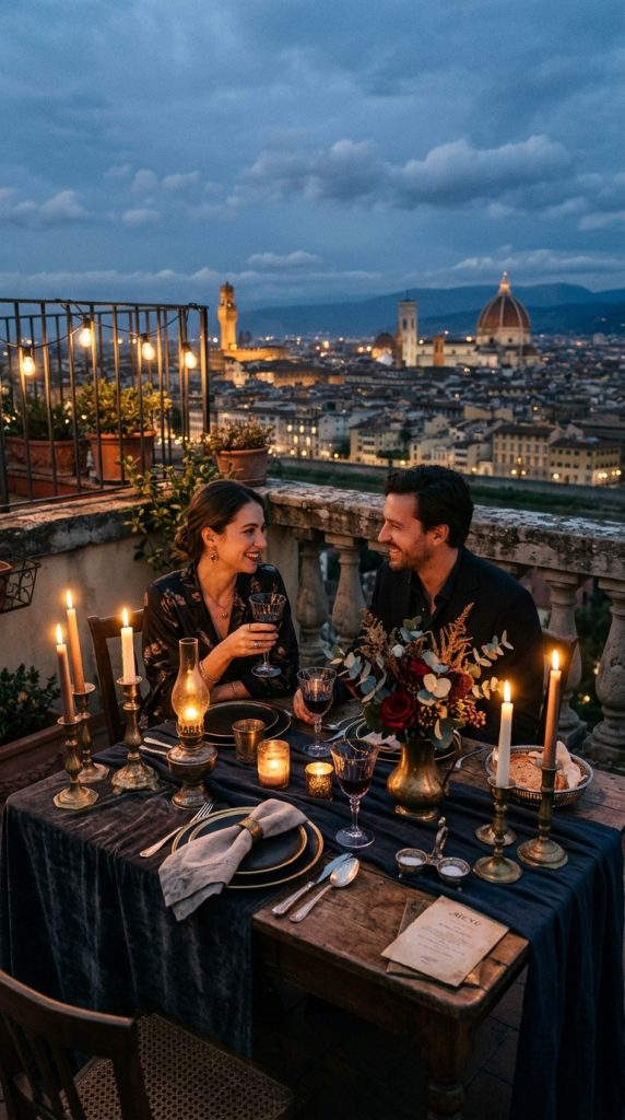  Dark Moody Dinner Styling