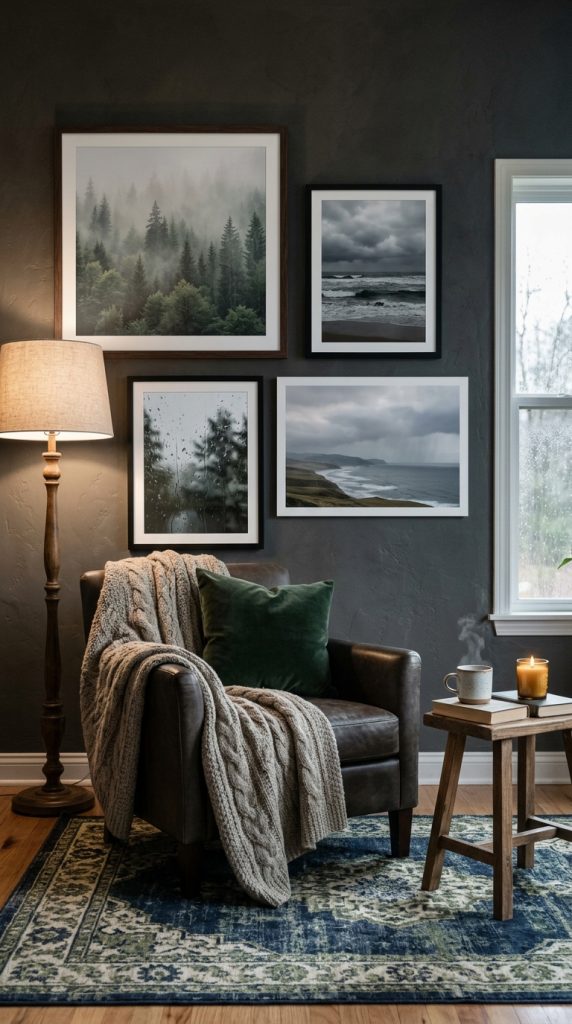 Decorate With Rainy Landscape Art