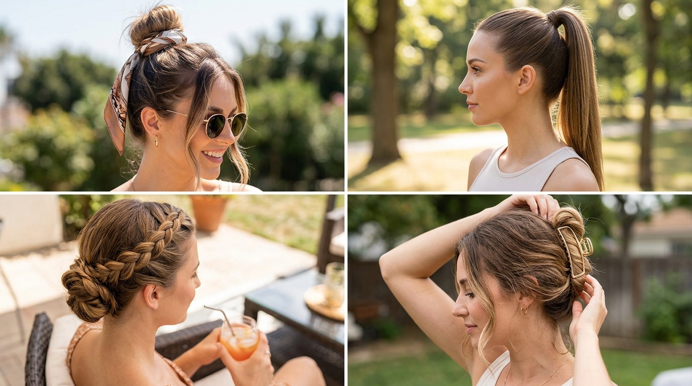 Easy Hair Ideas for Summer Updos