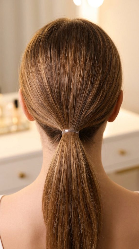  Elegant Low Bun With Scarf Wrap