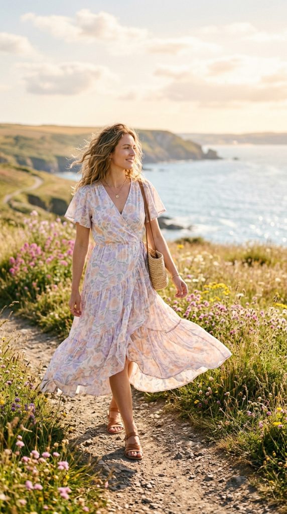 Flowy Midi Dress