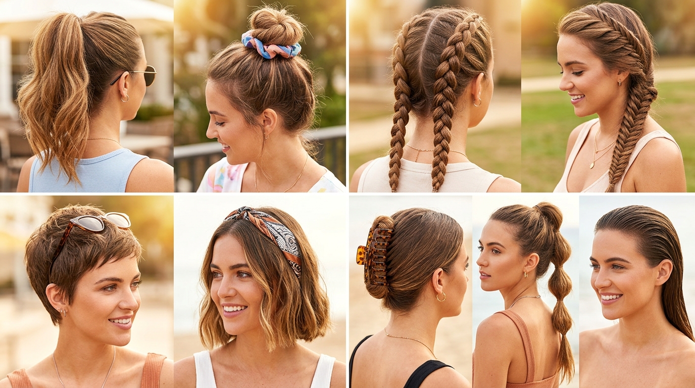 Hair Ideas for Staying Cute During Heatwaves