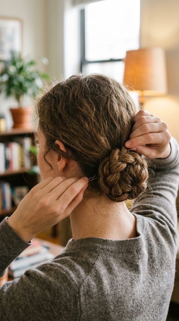 Low Braided Bun