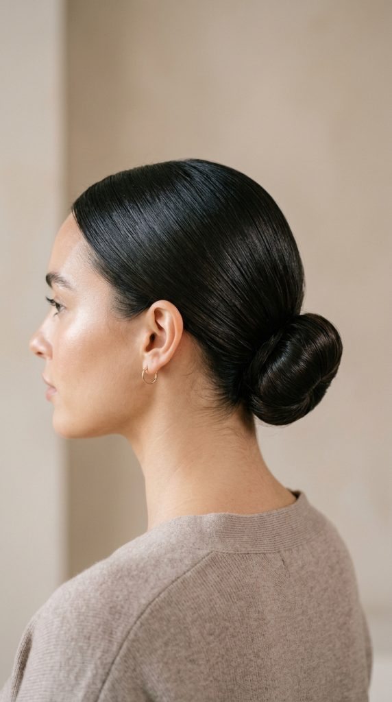 Low Sleek Bun