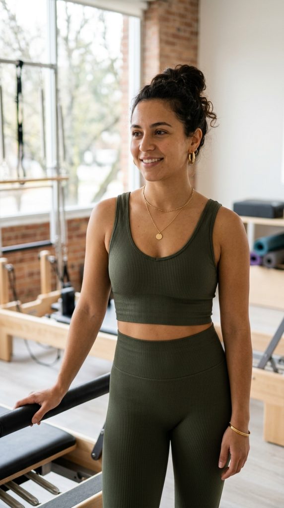 Minimal Gold Jewelry With Activewear