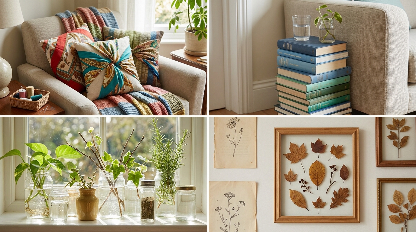 No-Buy Home Decor Ideas Using Things You Already Have