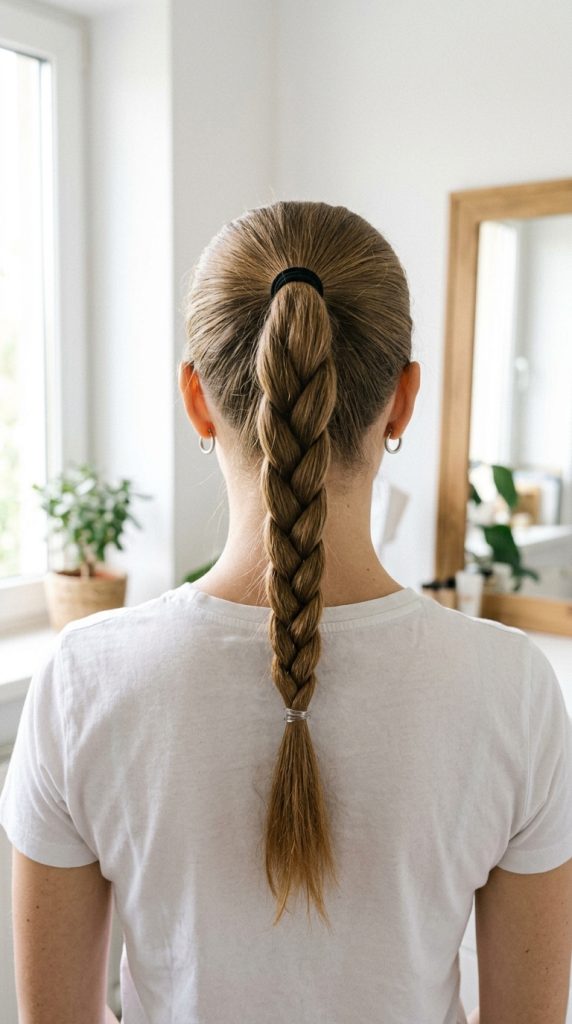 Pineapple Updo for Curly Hair
