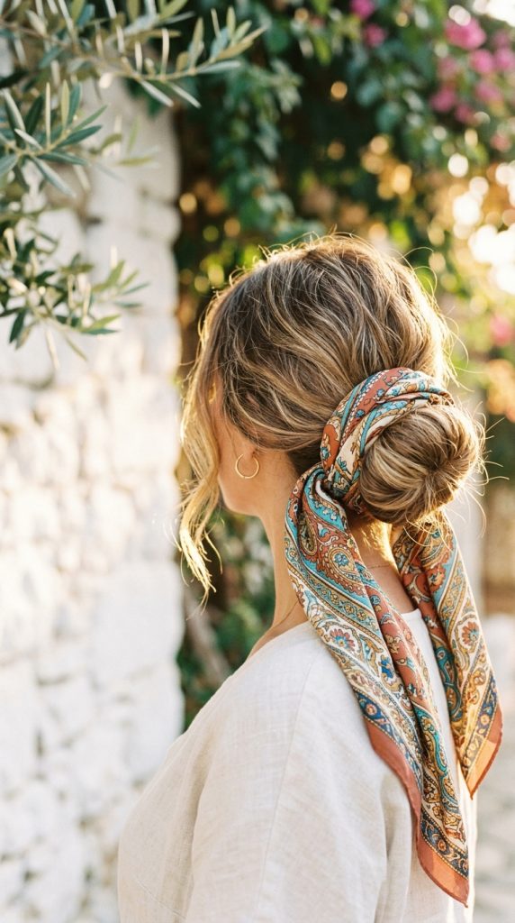 Scarf Bun