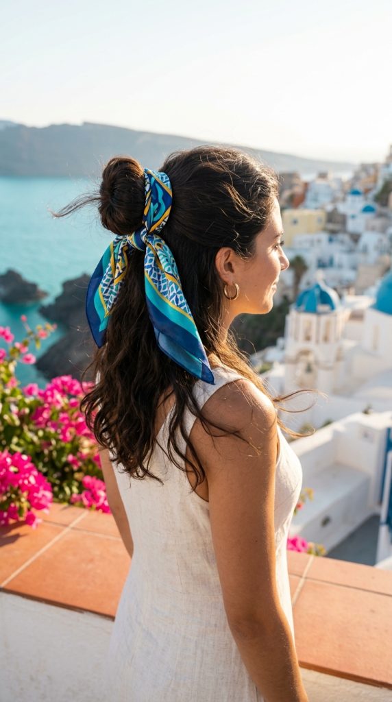 Silk Scarf Ponytail