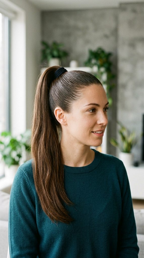 Sleek High Ponytail