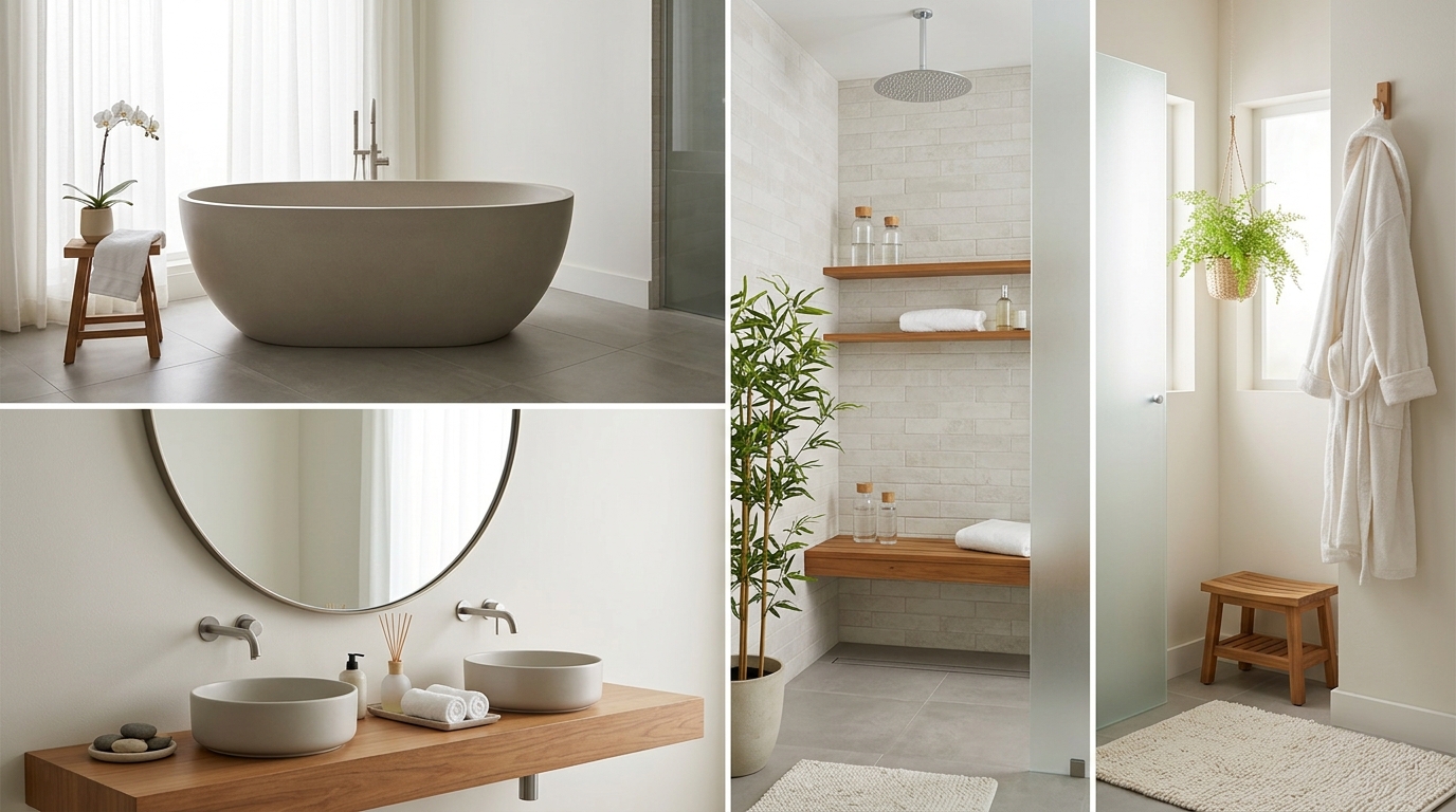 Spa-Style Bathroom Setup Ideas