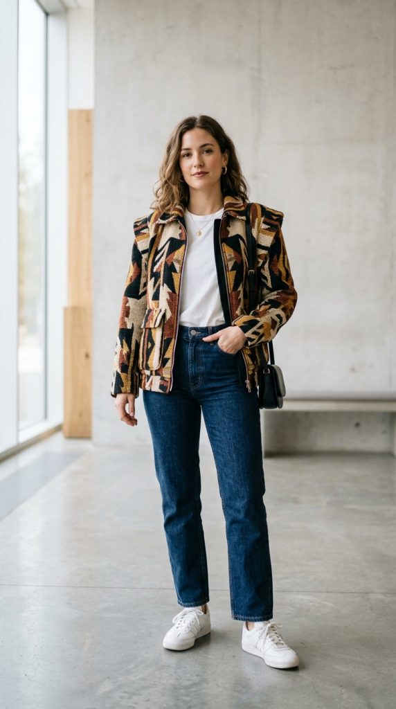Statement Jacket with Basics