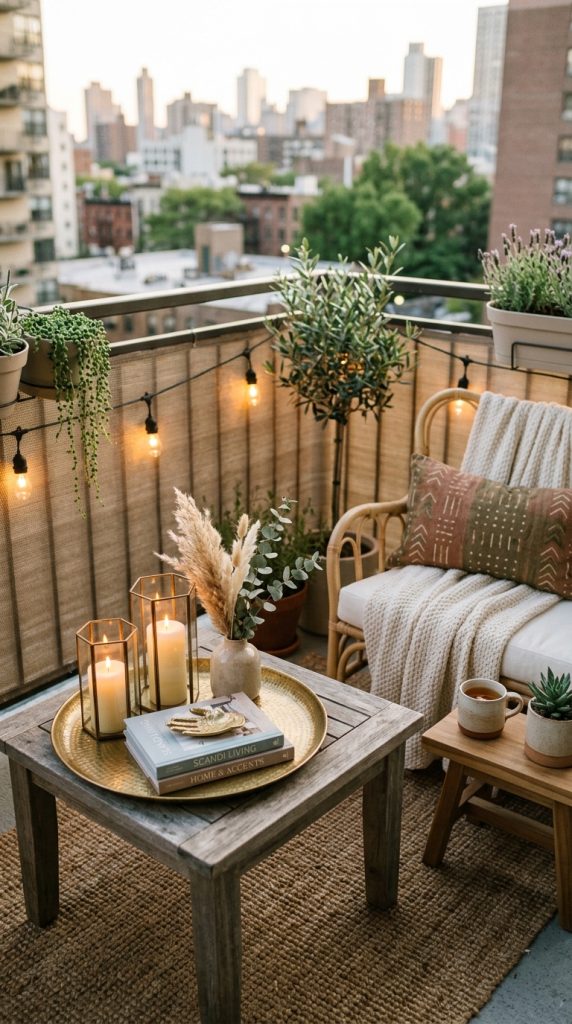 Style with Candles and Decor Trays
