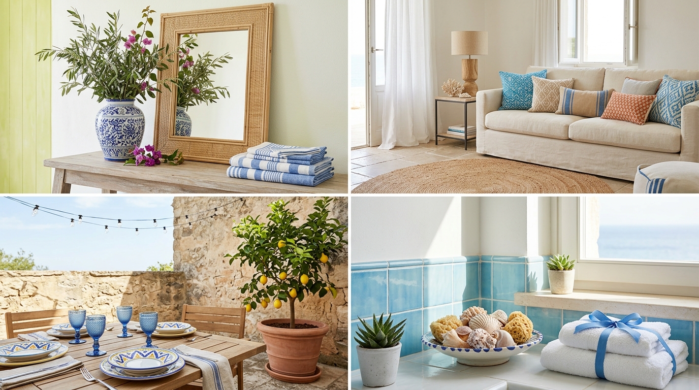 Summer Decor Ideas With Italian Coastal Colors