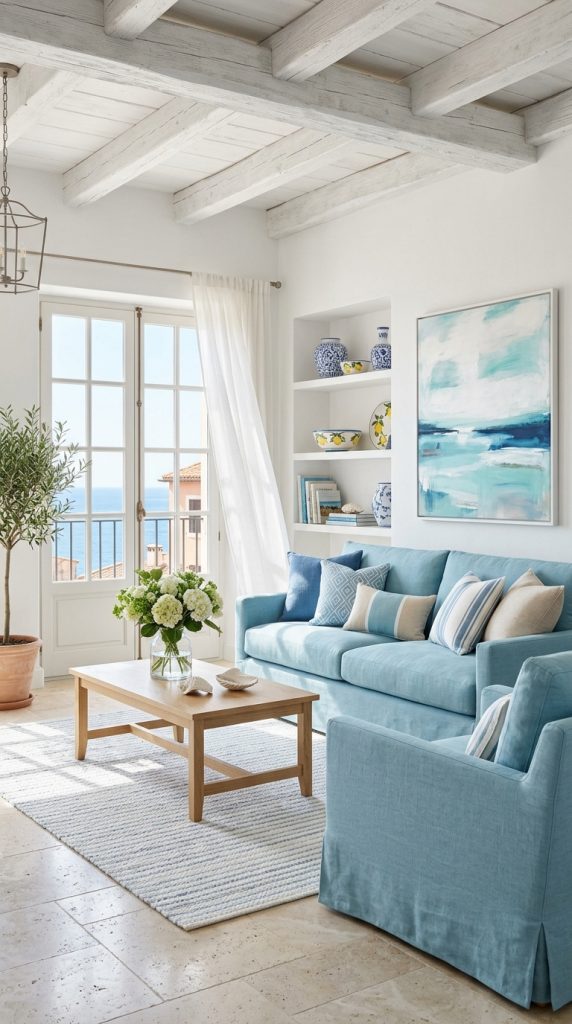 Use Soft Blue and White Color Palettes