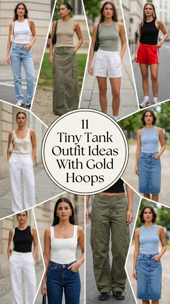 Monochrome Tiny Tank Outfit