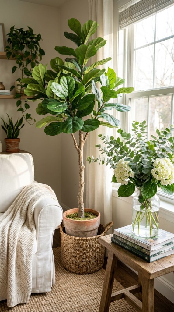 Add Fresh or Faux Greenery