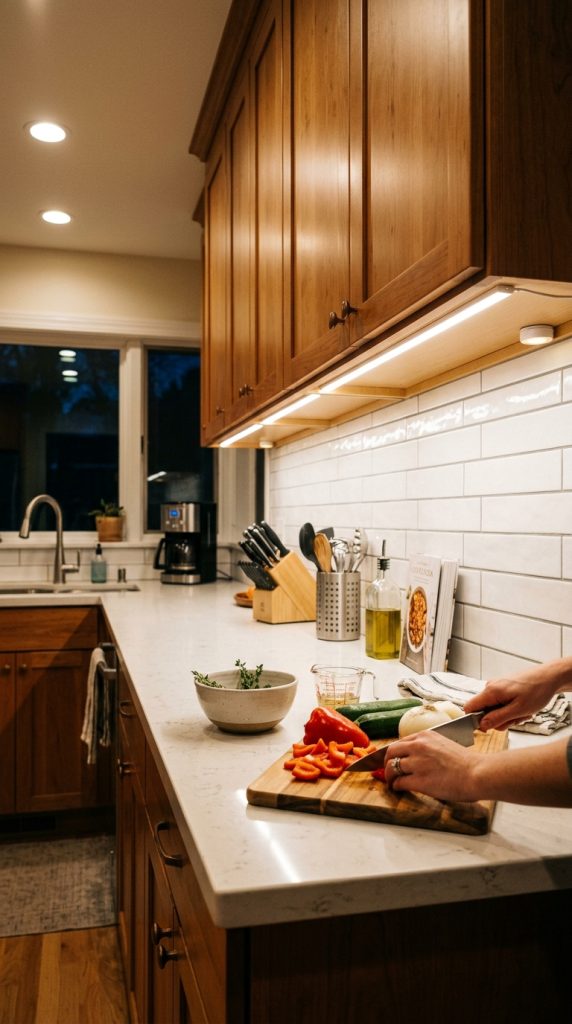 Add Under-Cabinet Lighting