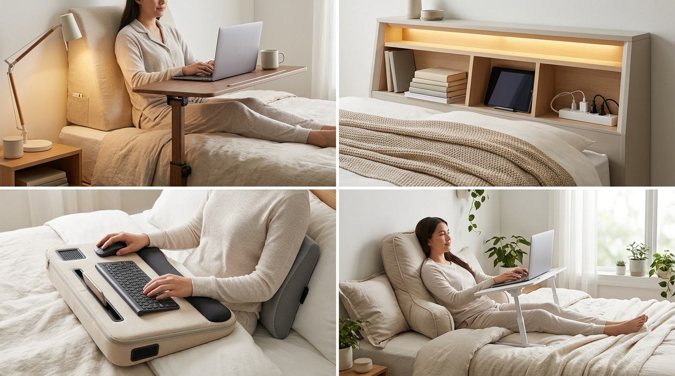 Bedroom Ideas for Work-From-Bed Habits