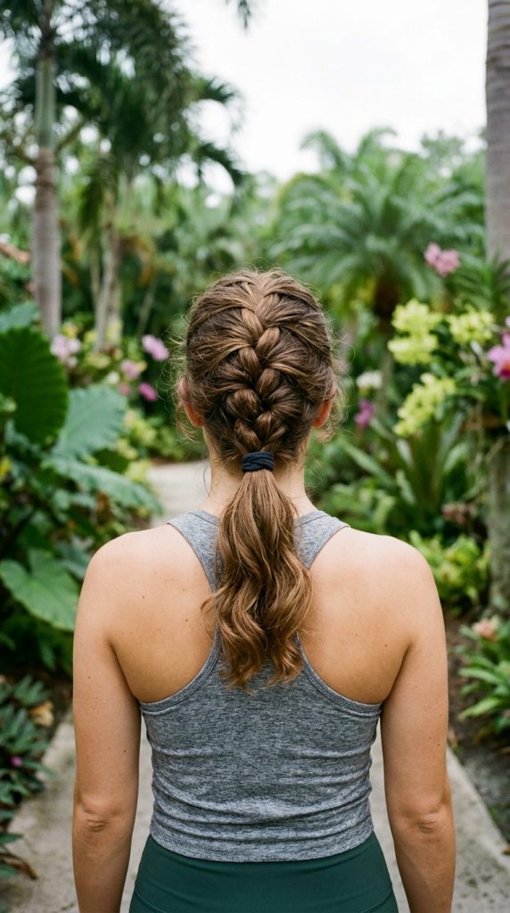  Braided High Ponytail