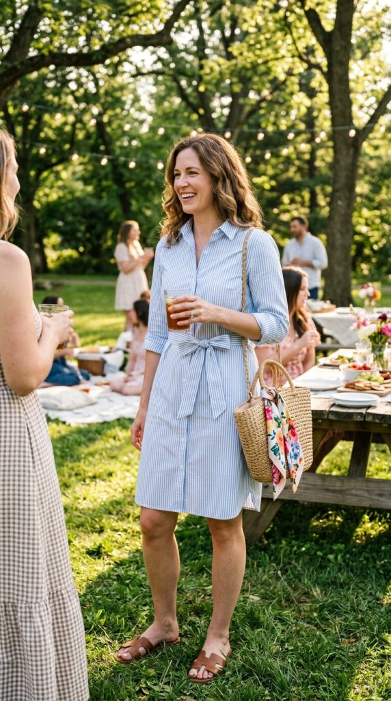  Button-Down Shirt Dress