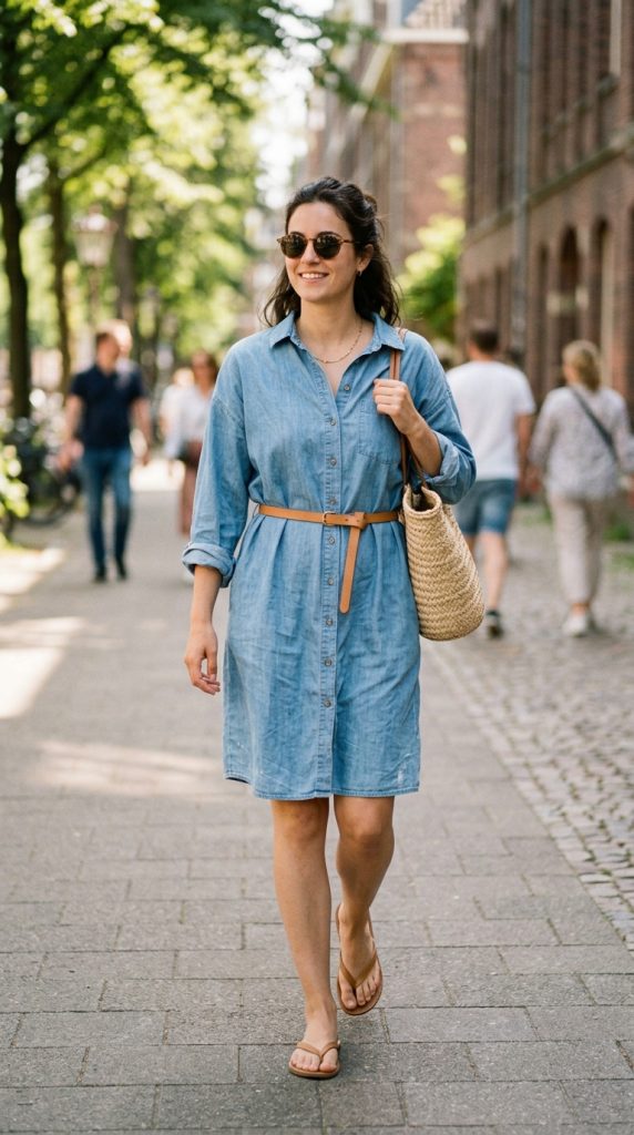 Button-Down Shirt Dress
