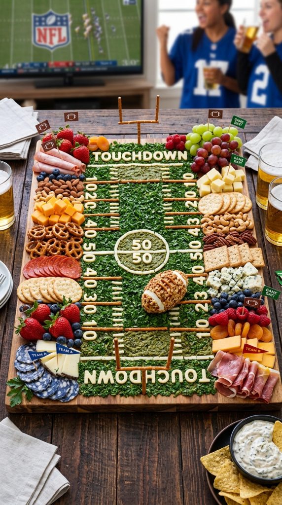 Classic Game Day Charcuterie Board