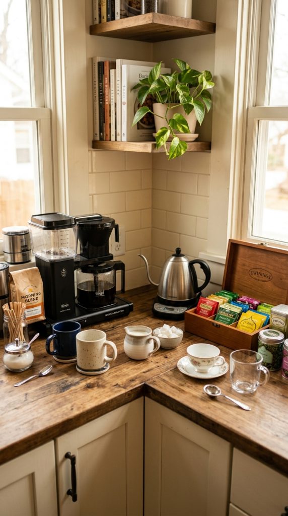 Create a Coffee and Tea Station