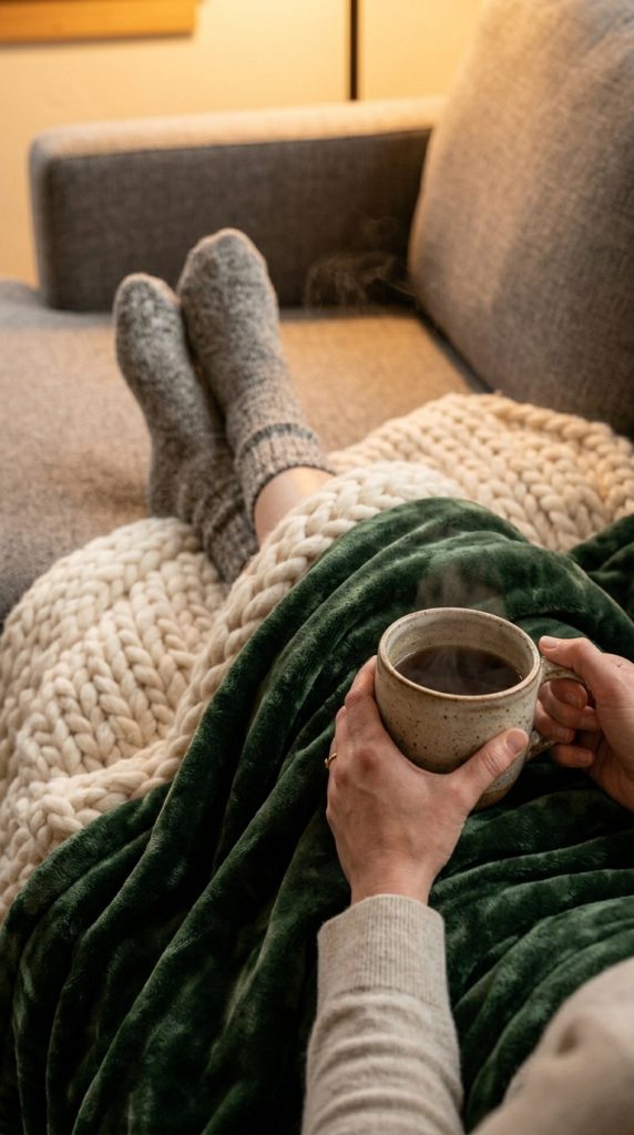 Create a Cozy Blanket Corner