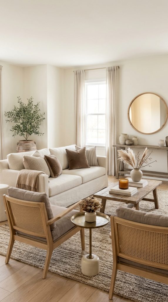 Create a Neutral Fall Mantel