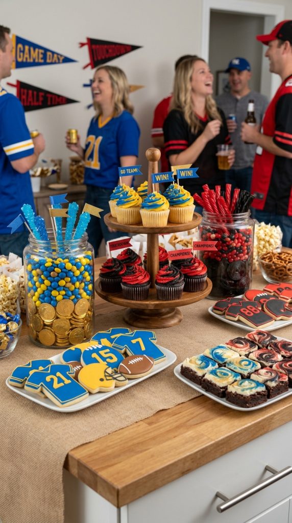 Create a Team Color Dessert Table