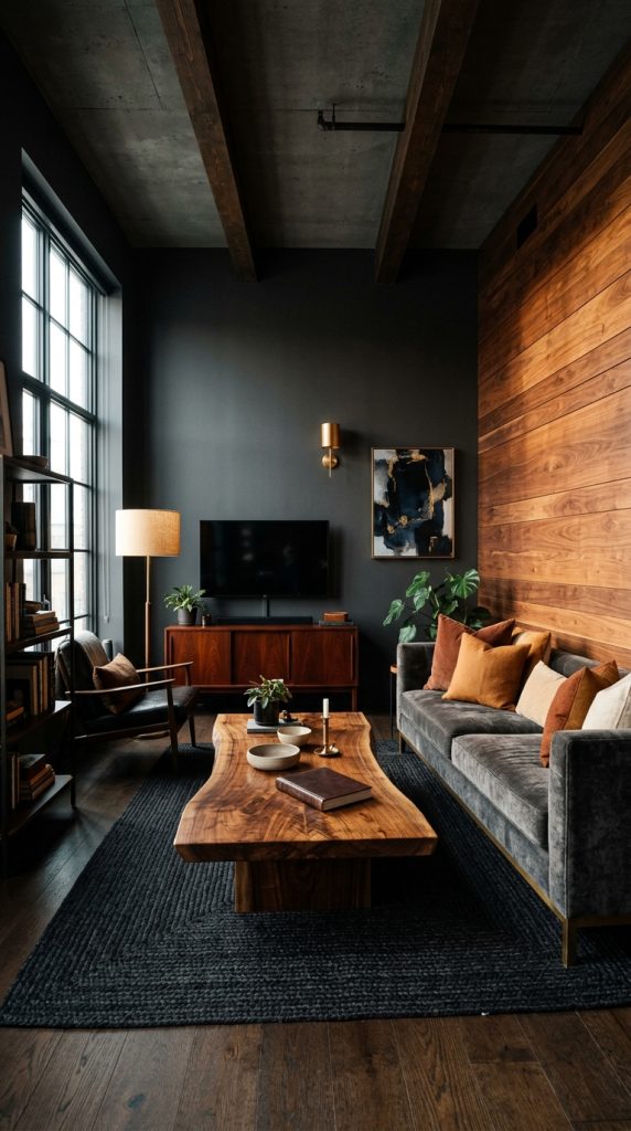  Decorate With Dark Wood Furniture