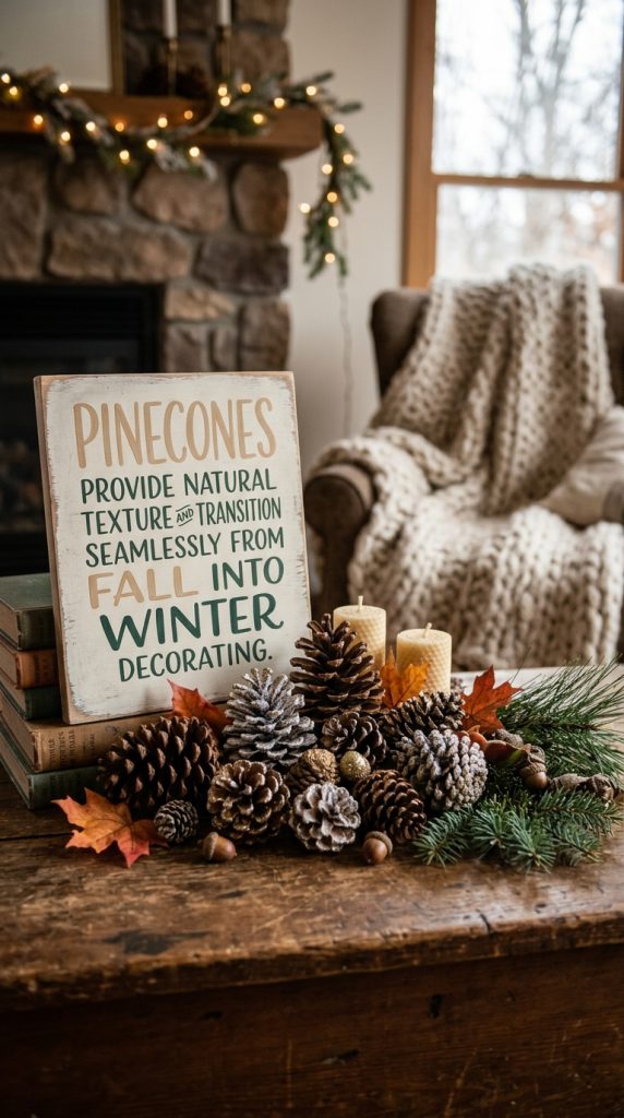Decorate With Pinecones